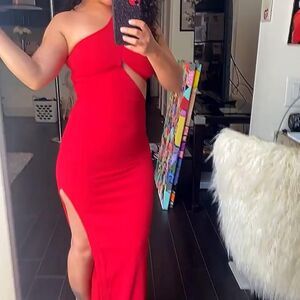 Fashion-nova Women's Red Dress